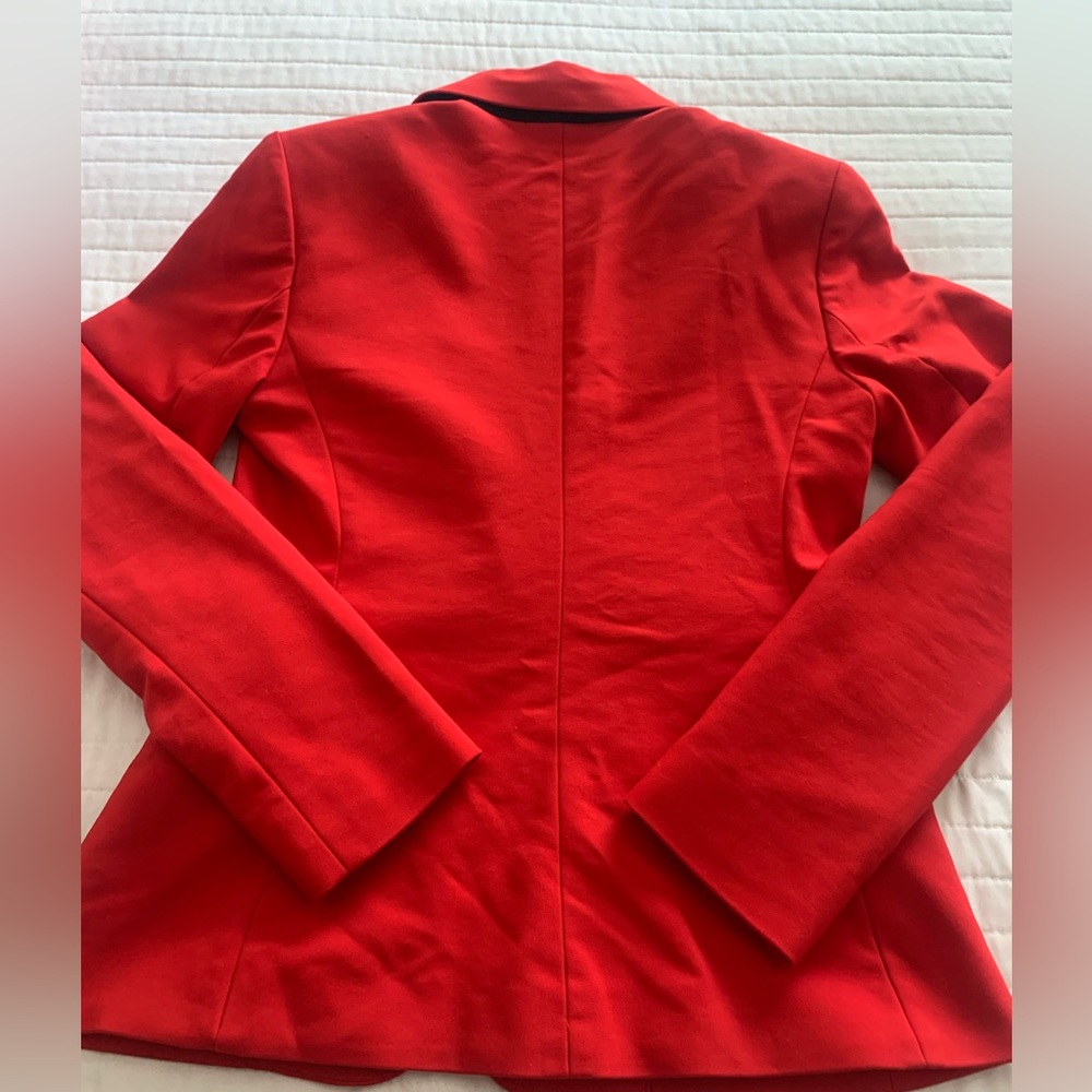 Express Red Single-Button Blazer - Picture 5 of 15